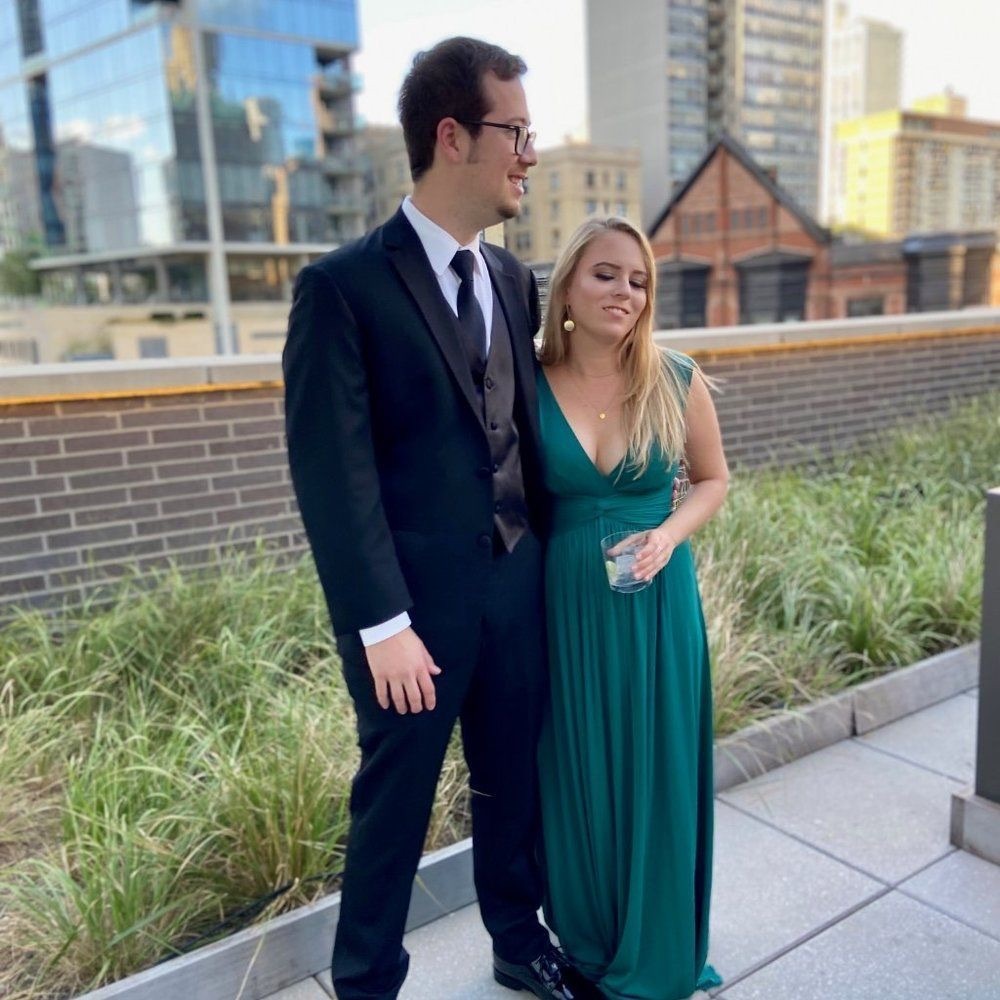 BCBG MAXAZRIA Green Gown
